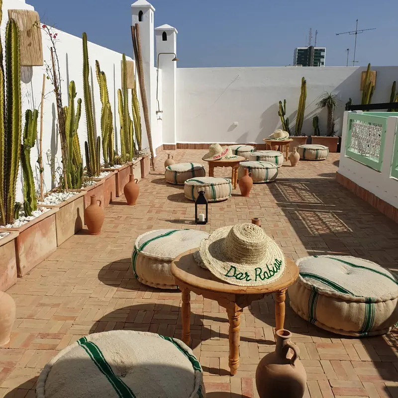 Le coin salon du toit